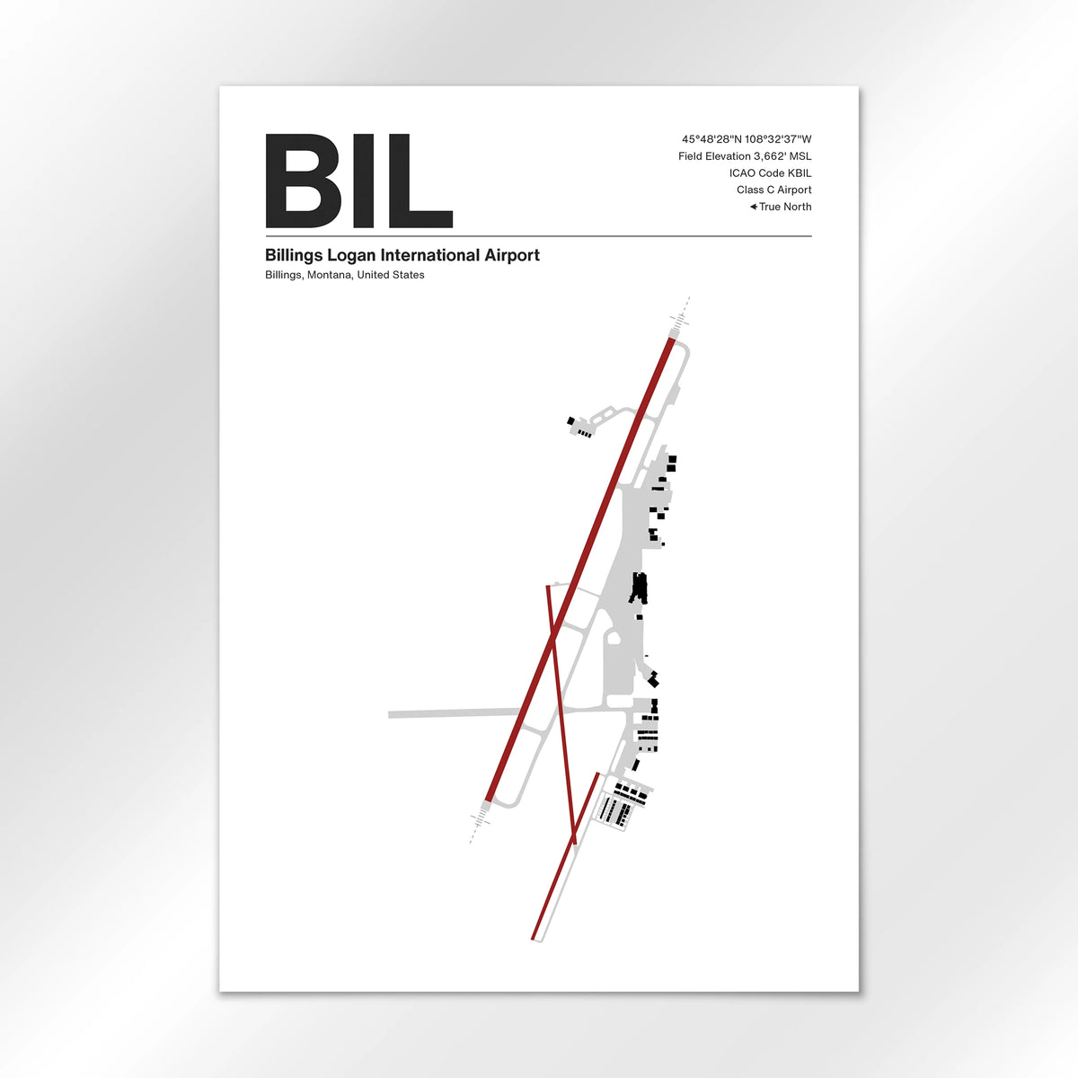 BIL Airport Diagram