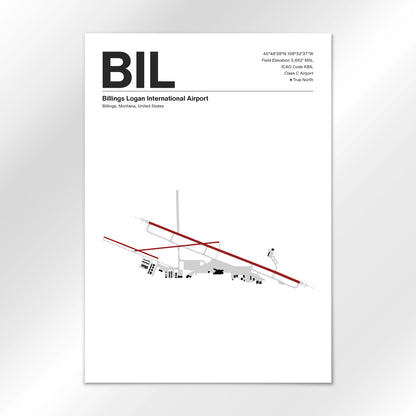 BIL Airport Diagram