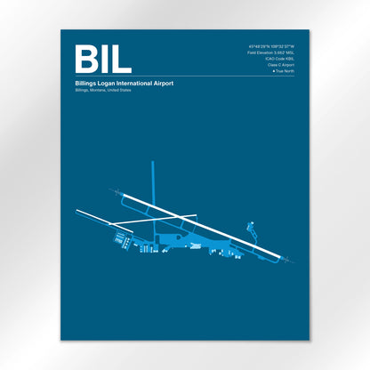 BIL Airport Diagram