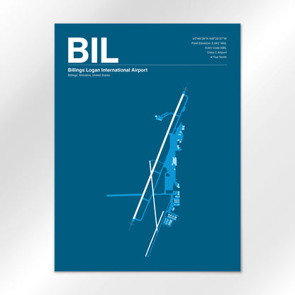 BIL Airport Diagram