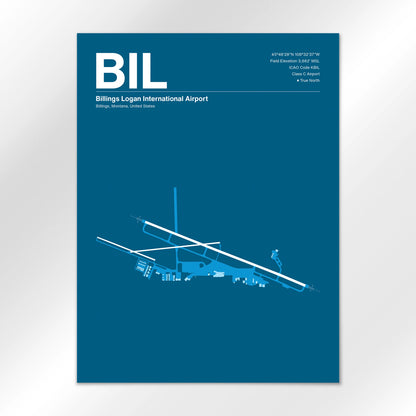BIL Airport Diagram