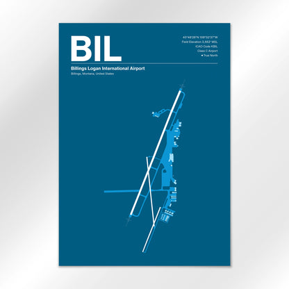 BIL Airport Diagram
