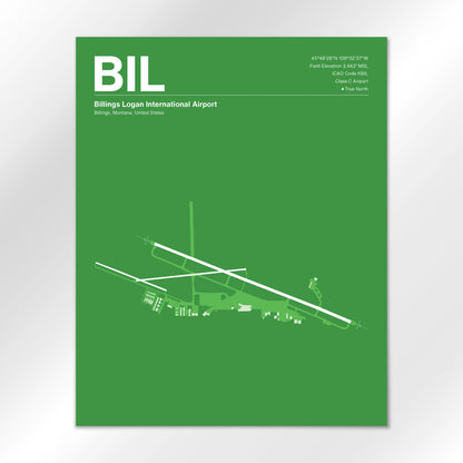 BIL Airport Diagram