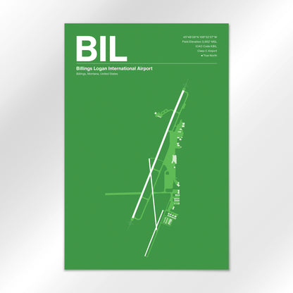 BIL Airport Diagram