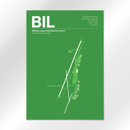 BIL Airport Diagram