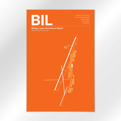 BIL Airport Diagram