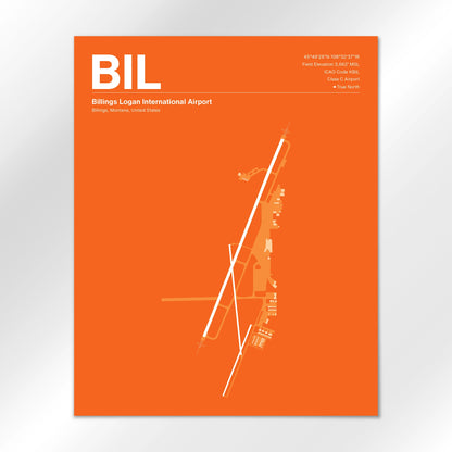 BIL Airport Diagram