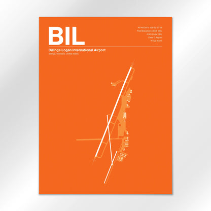 BIL Airport Diagram