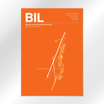 BIL Airport Diagram