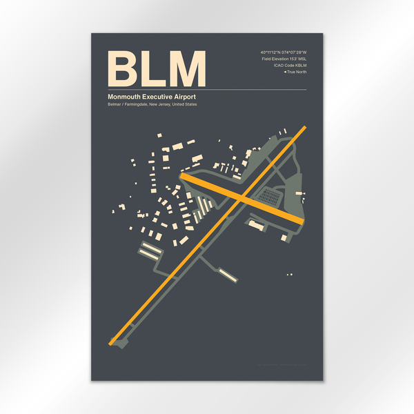 BLM Airport Diagram