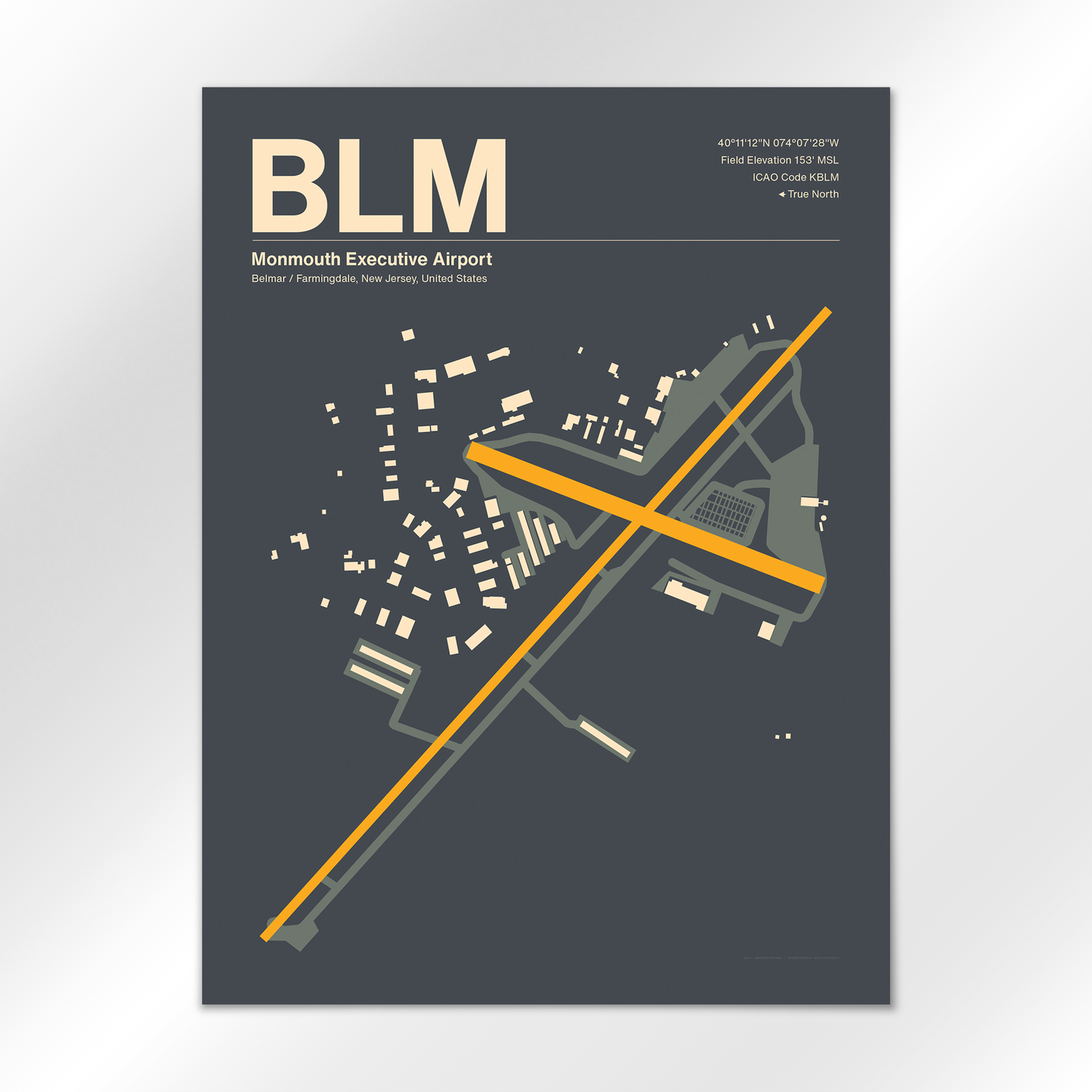 BLM Airport Diagram