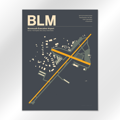 BLM Airport Diagram