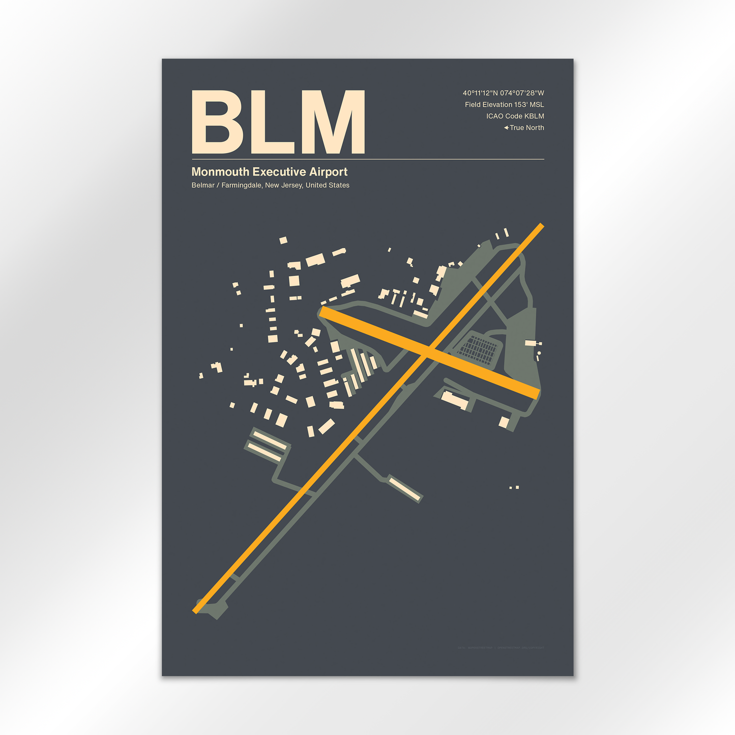 BLM Airport Diagram