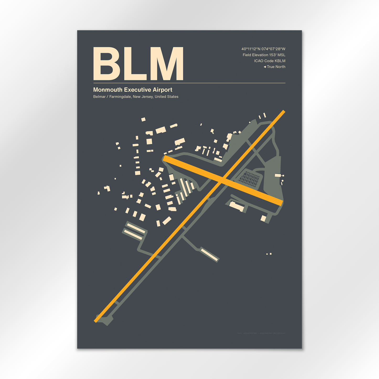 BLM Airport Diagram