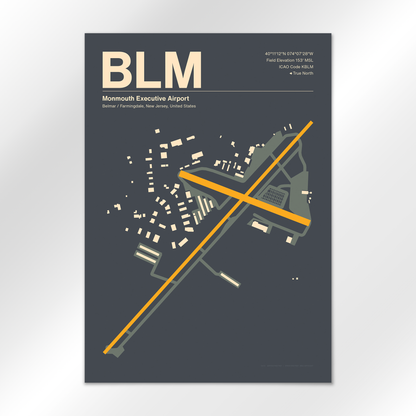 BLM Airport Diagram