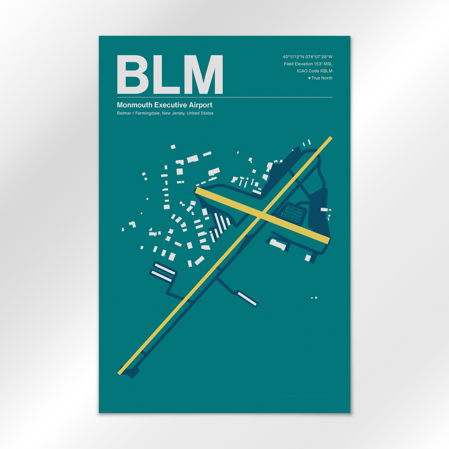 BLM Airport Diagram