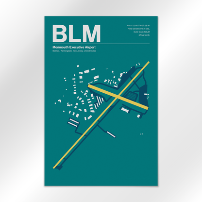 BLM Airport Diagram