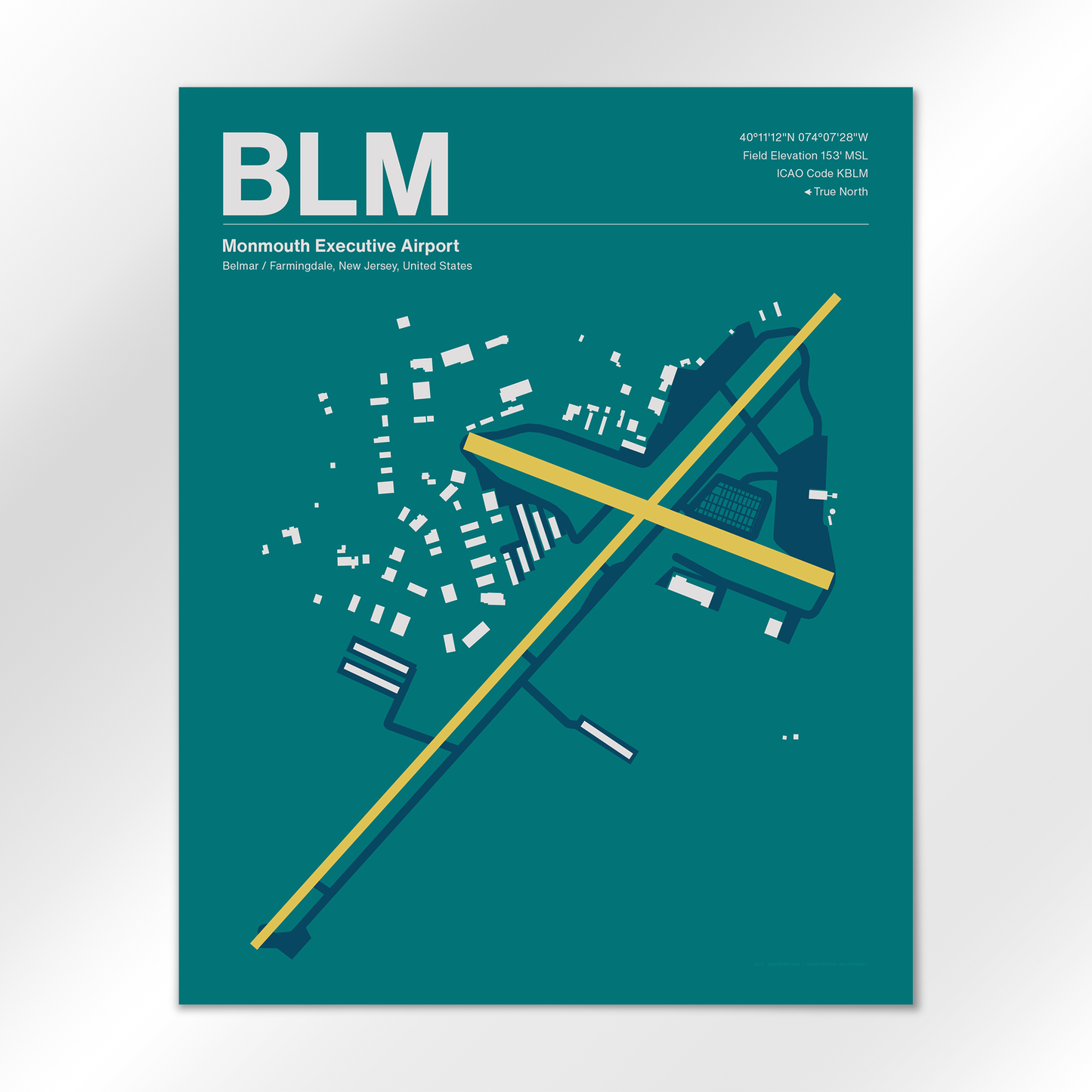 BLM Airport Diagram