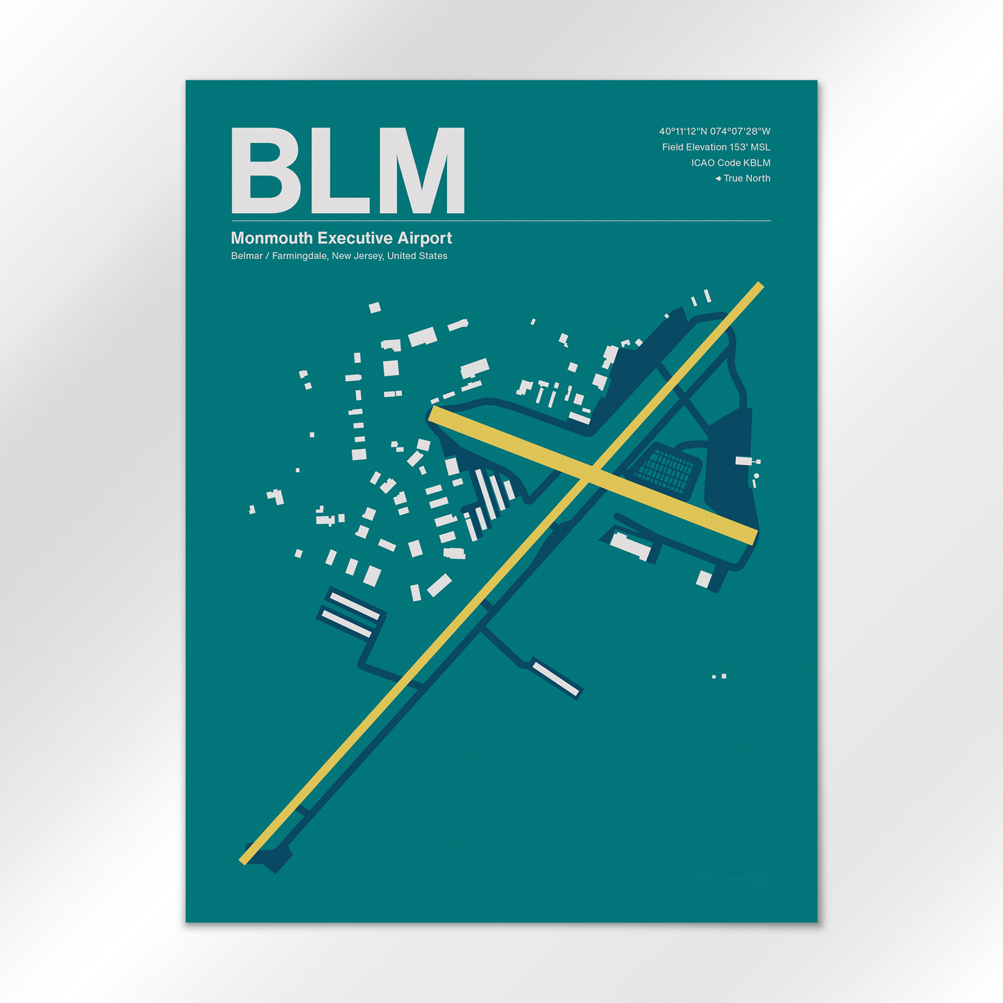 BLM Airport Diagram