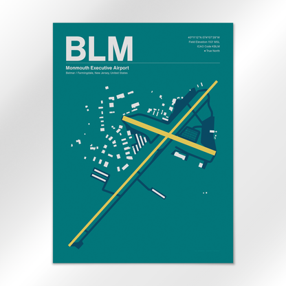 BLM Airport Diagram