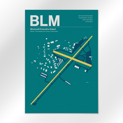 BLM Airport Diagram
