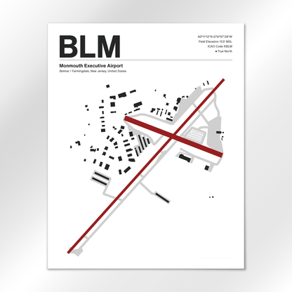 BLM Airport Diagram