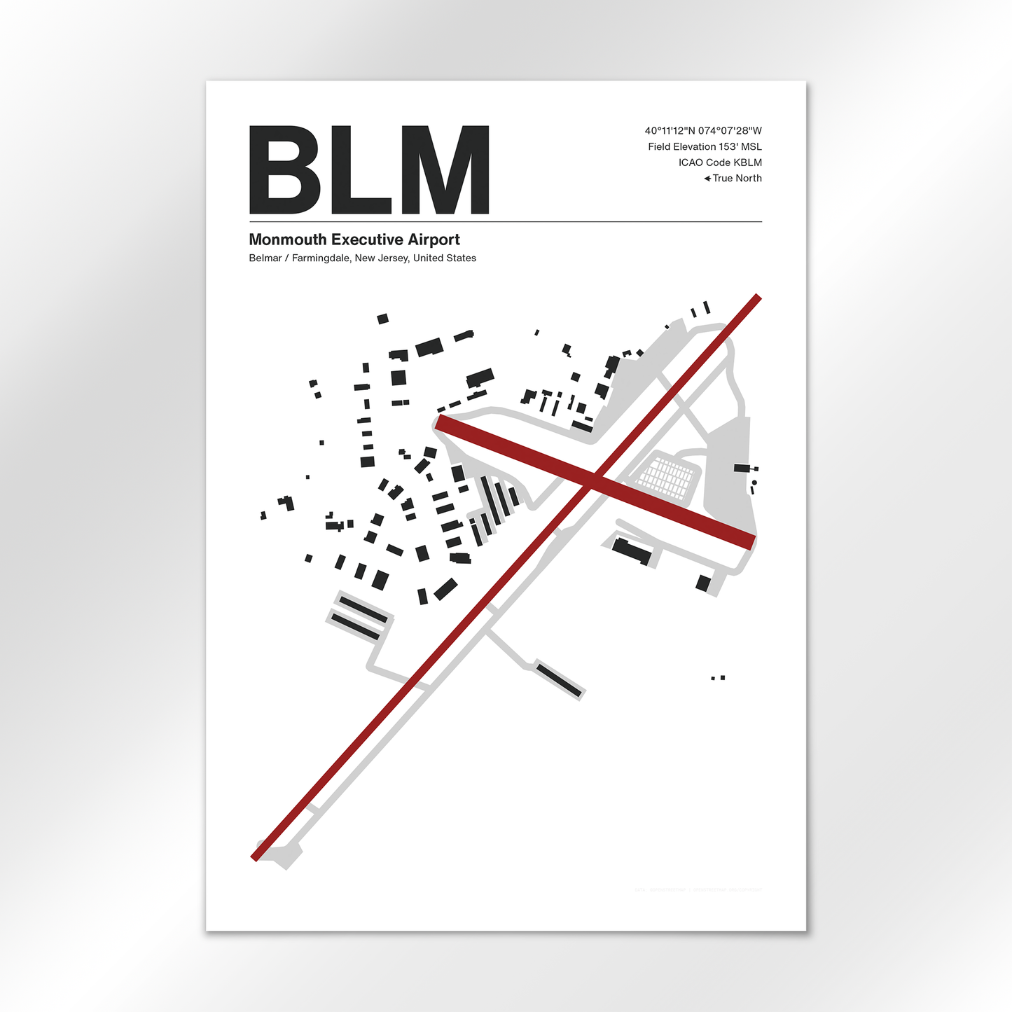 BLM Airport Diagram
