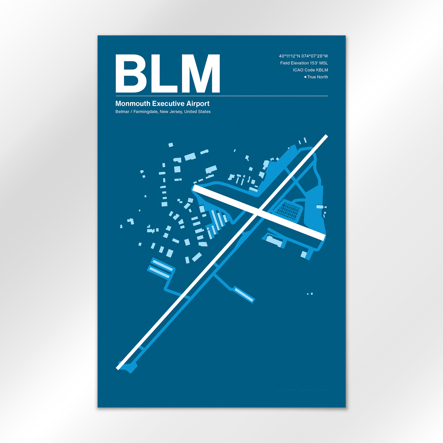 BLM Airport Diagram