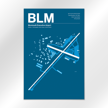 BLM Airport Diagram