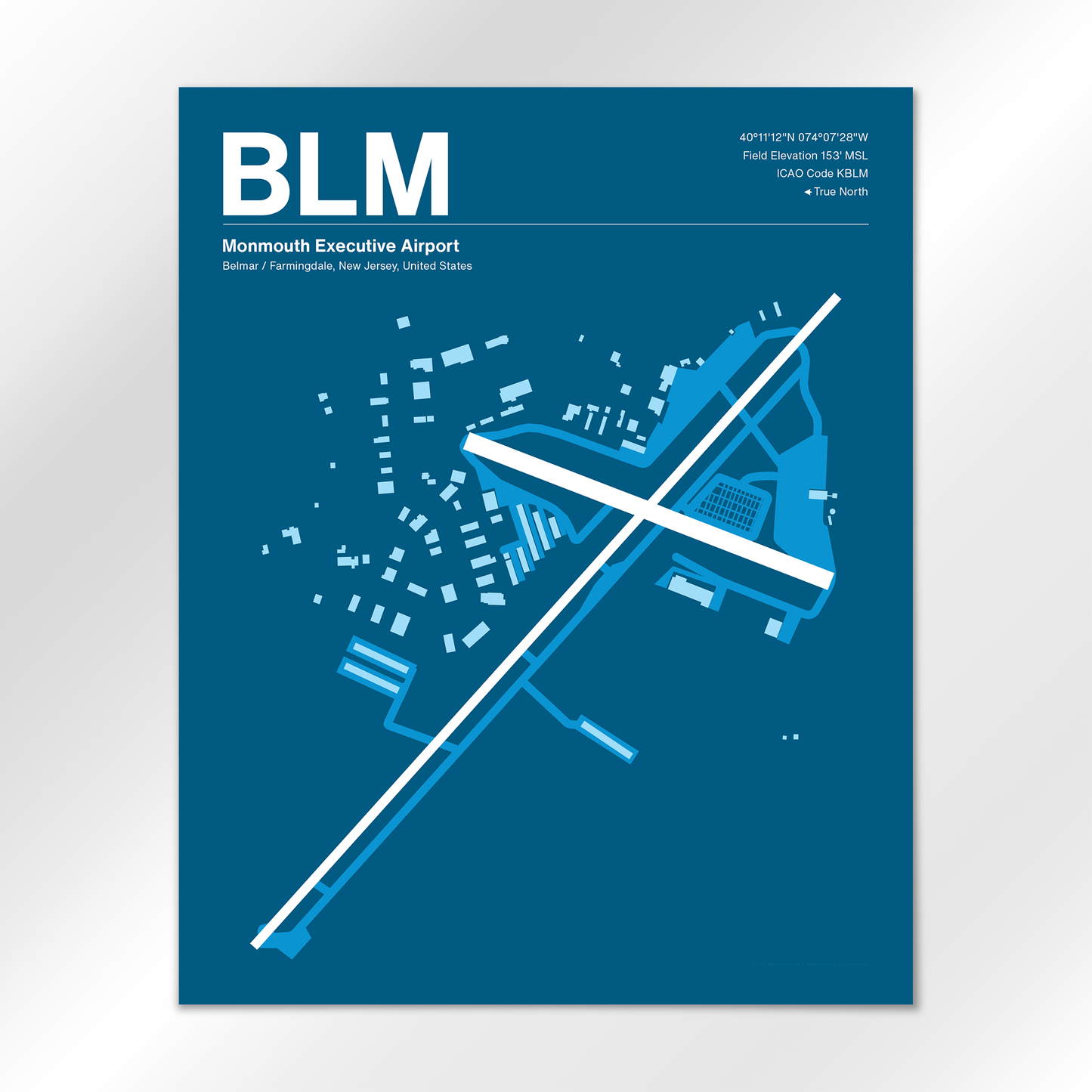 BLM Airport Diagram