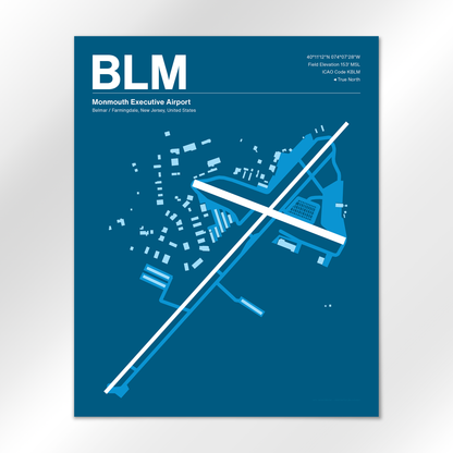 BLM Airport Diagram