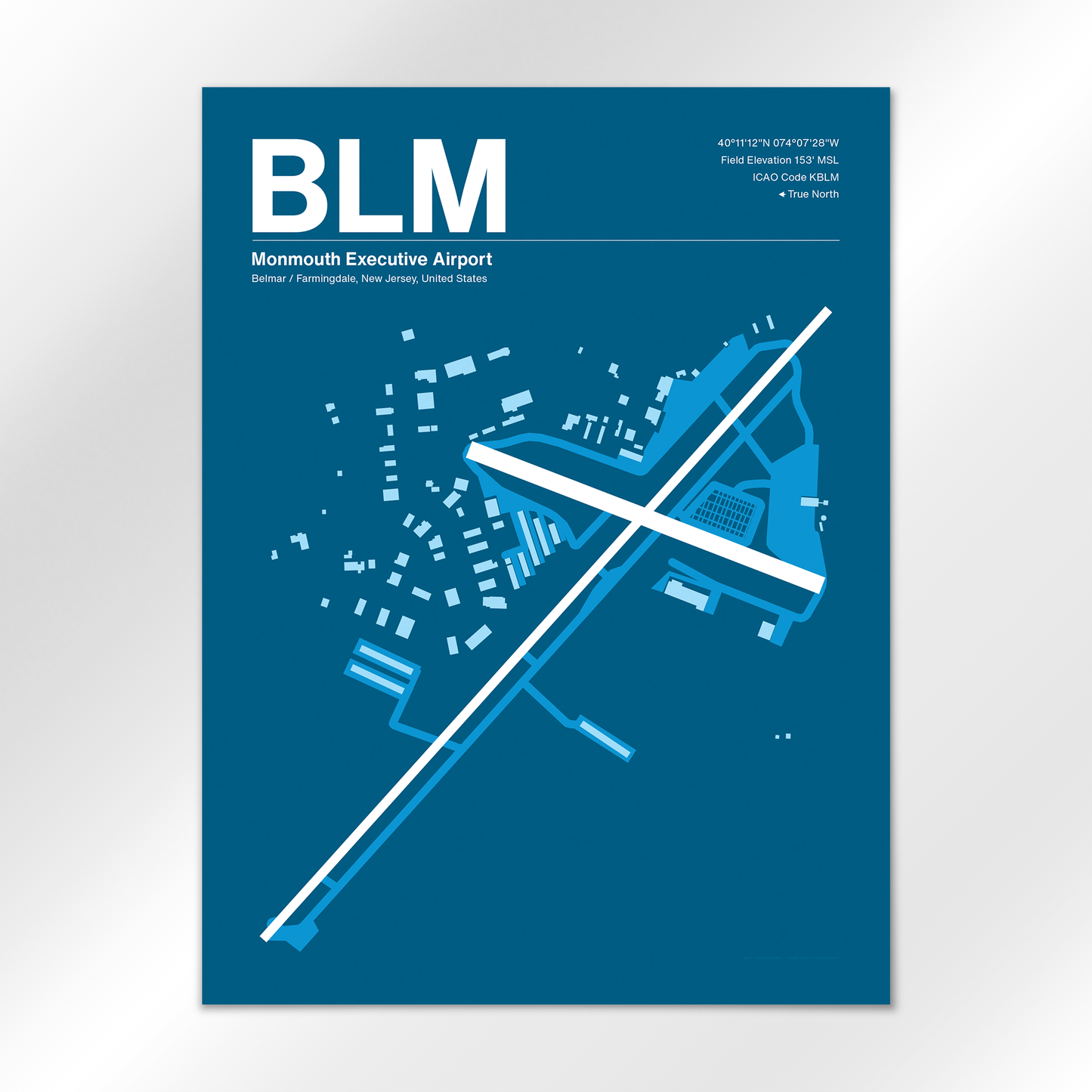 BLM Airport Diagram