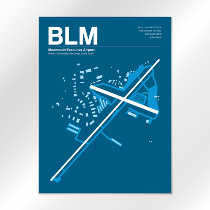 BLM Airport Diagram
