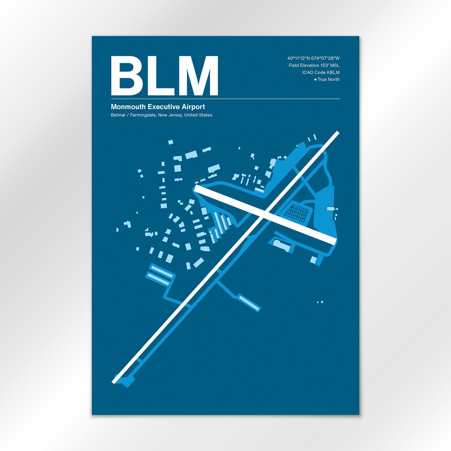 BLM Airport Diagram