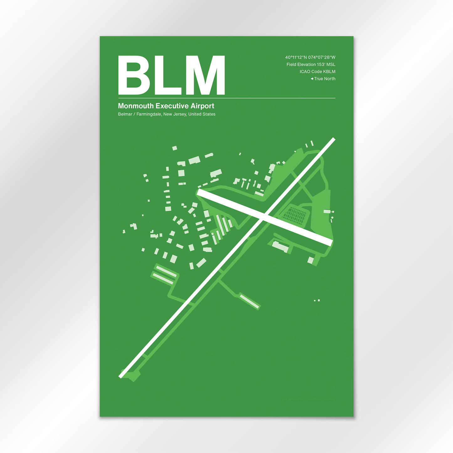 BLM Airport Diagram