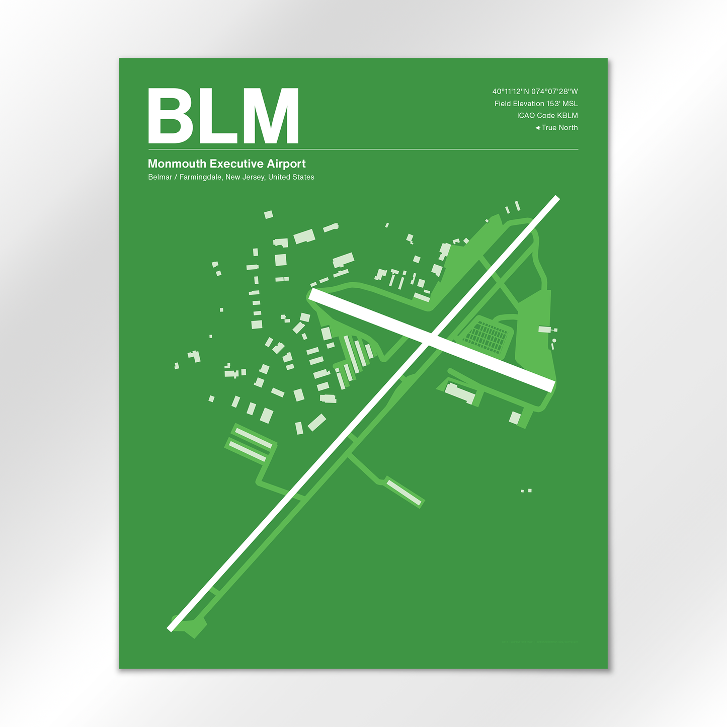 BLM Airport Diagram