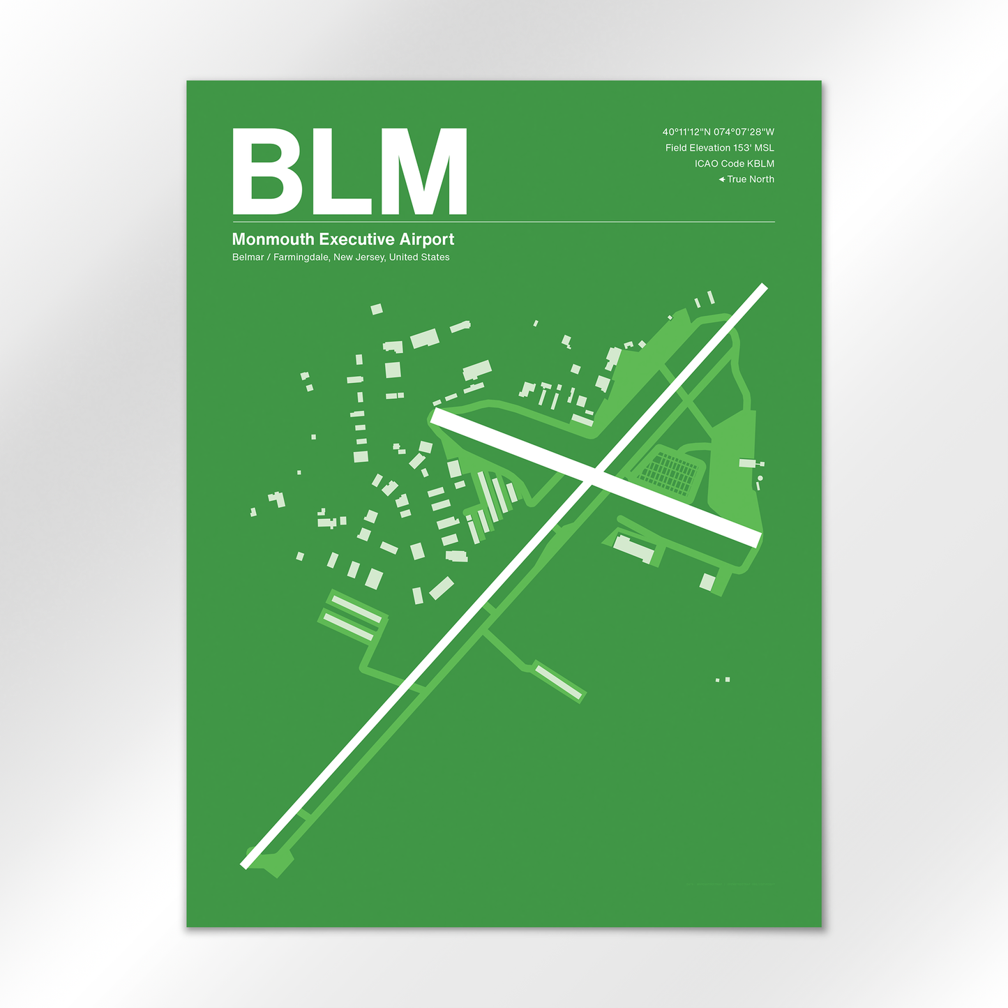 BLM Airport Diagram