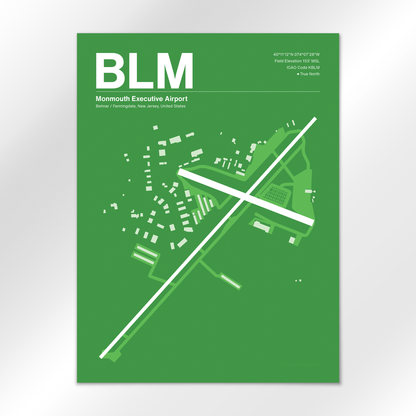 BLM Airport Diagram