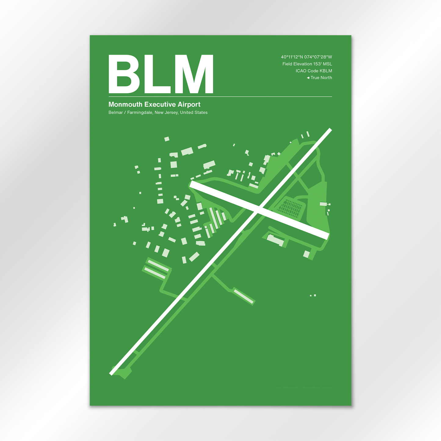 BLM Airport Diagram