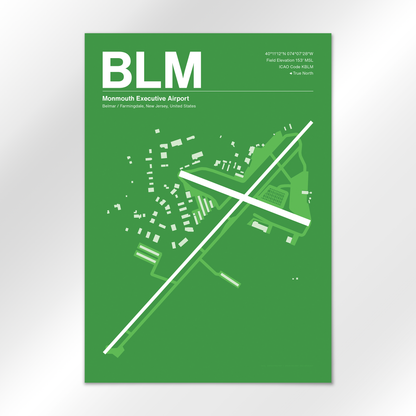 BLM Airport Diagram