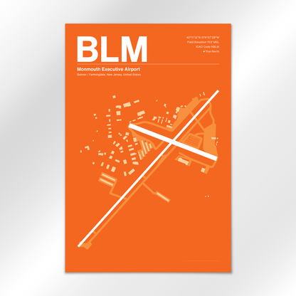 BLM Airport Diagram