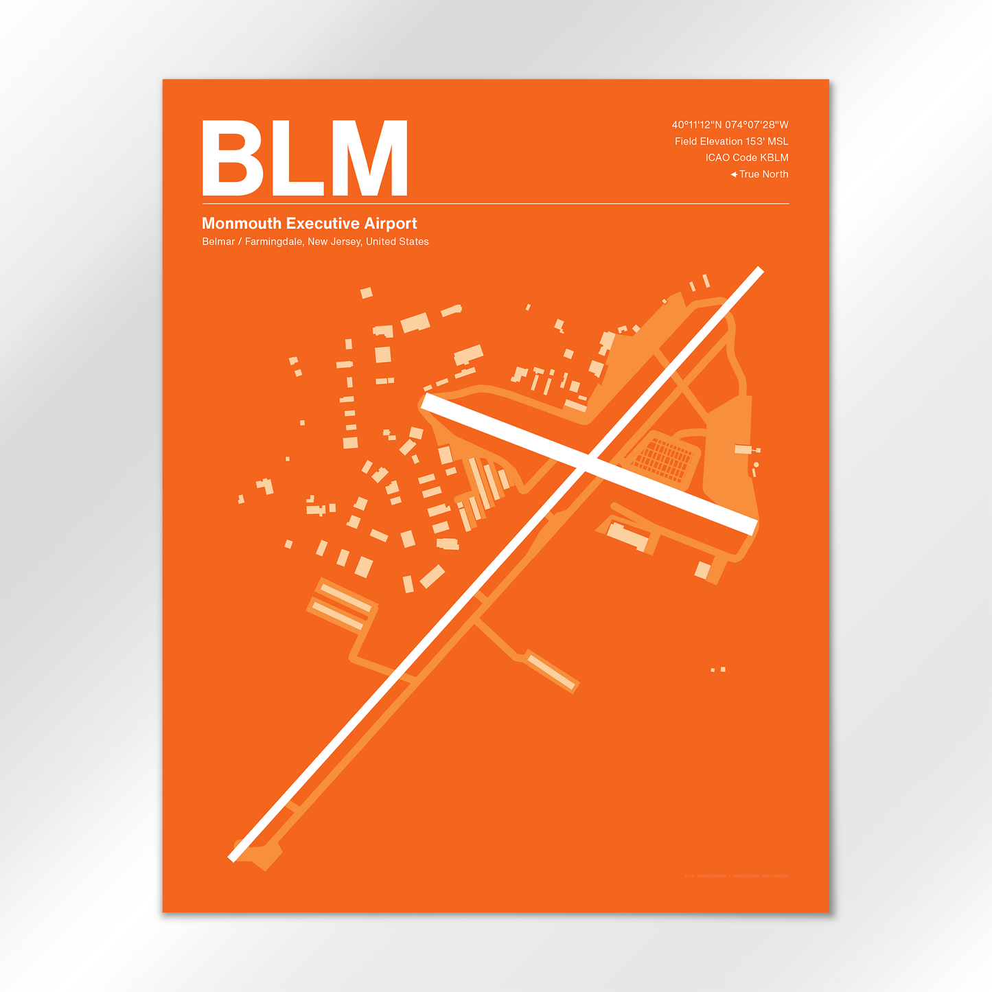 BLM Airport Diagram