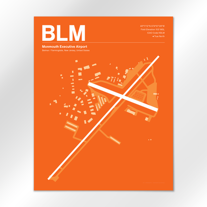 BLM Airport Diagram