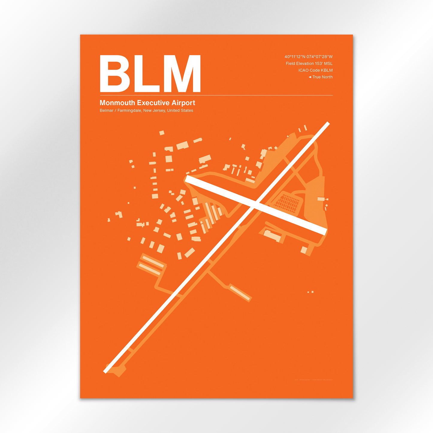 BLM Airport Diagram