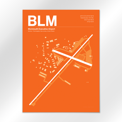 BLM Airport Diagram