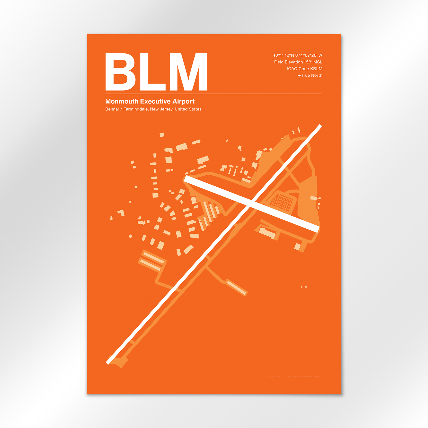 BLM Airport Diagram