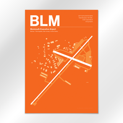 BLM Airport Diagram