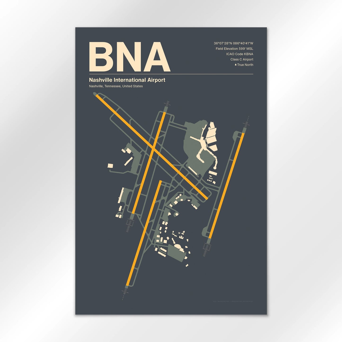 BNA Airport Diagram