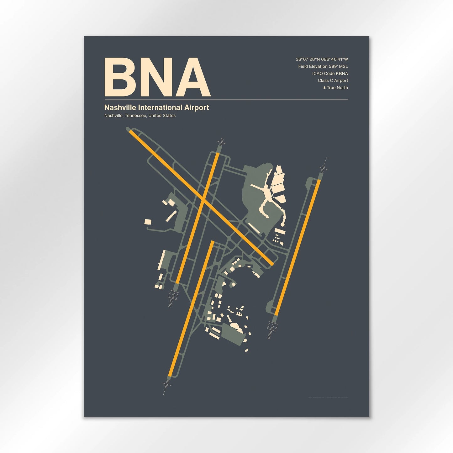 BNA Airport Diagram