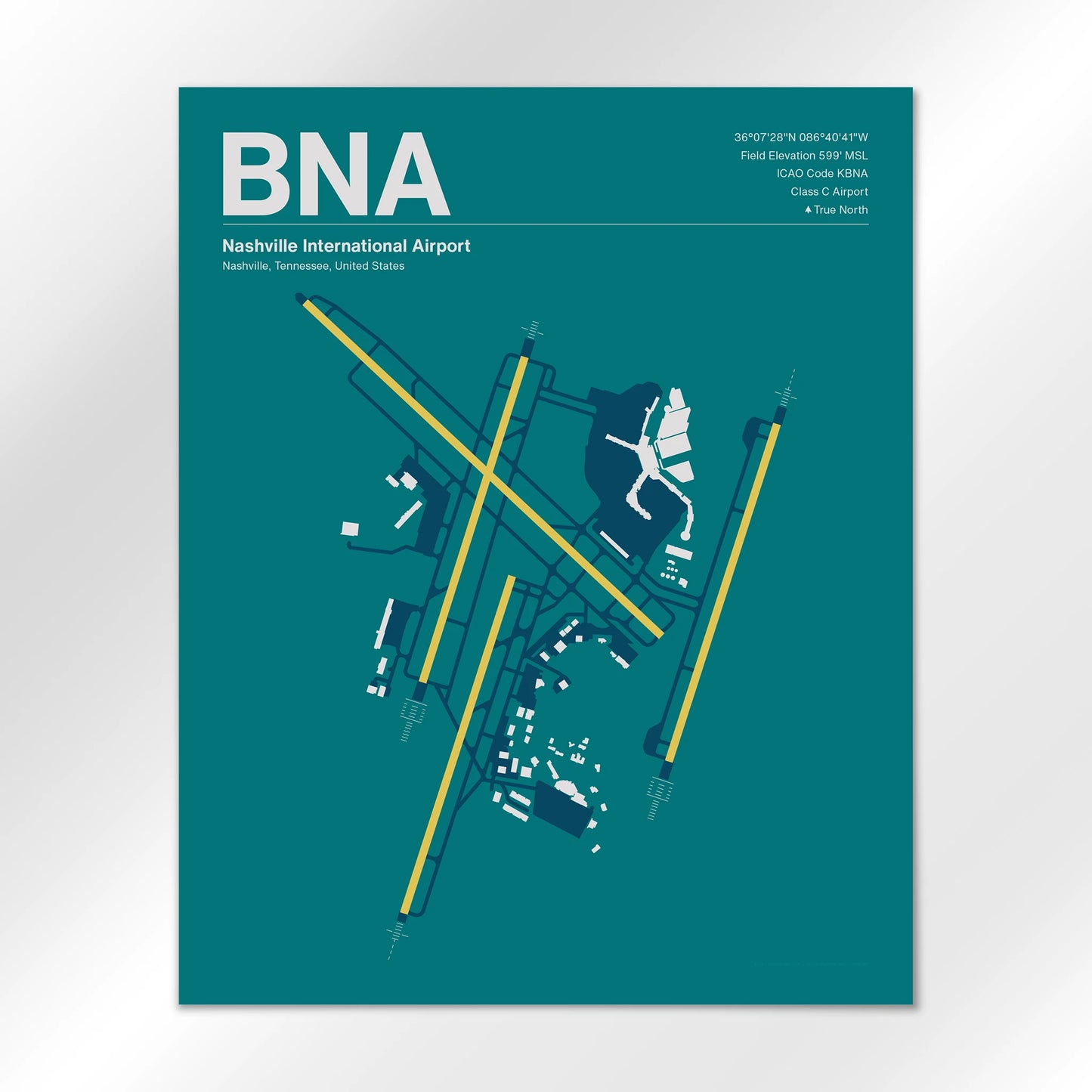 BNA Airport Diagram